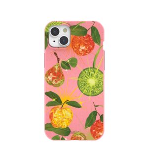 Bubblegum Pink Disco Fruity iPhone 15 Plus Case