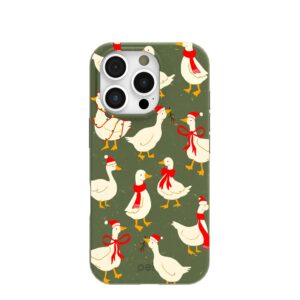 Forest Floor Duck the Halls iPhone 16 Pro Case