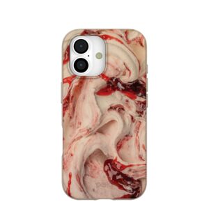 Seashell Raspberry Ripple iPhone 17 Case