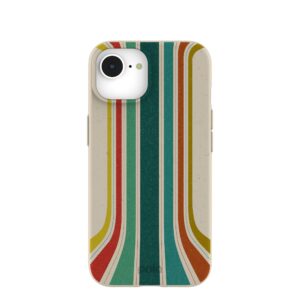 London Fog Retro Lines iPhone 16e/17e Case