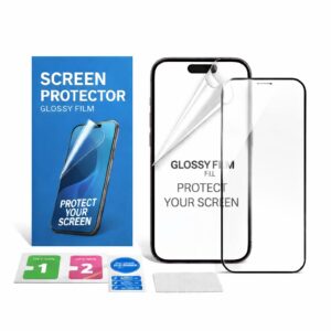 Screen protector gel Film Screen Protector No scratch for phone,Transparent ,clear,Anti shock, anti fall, Shockproof easy case friendly cut